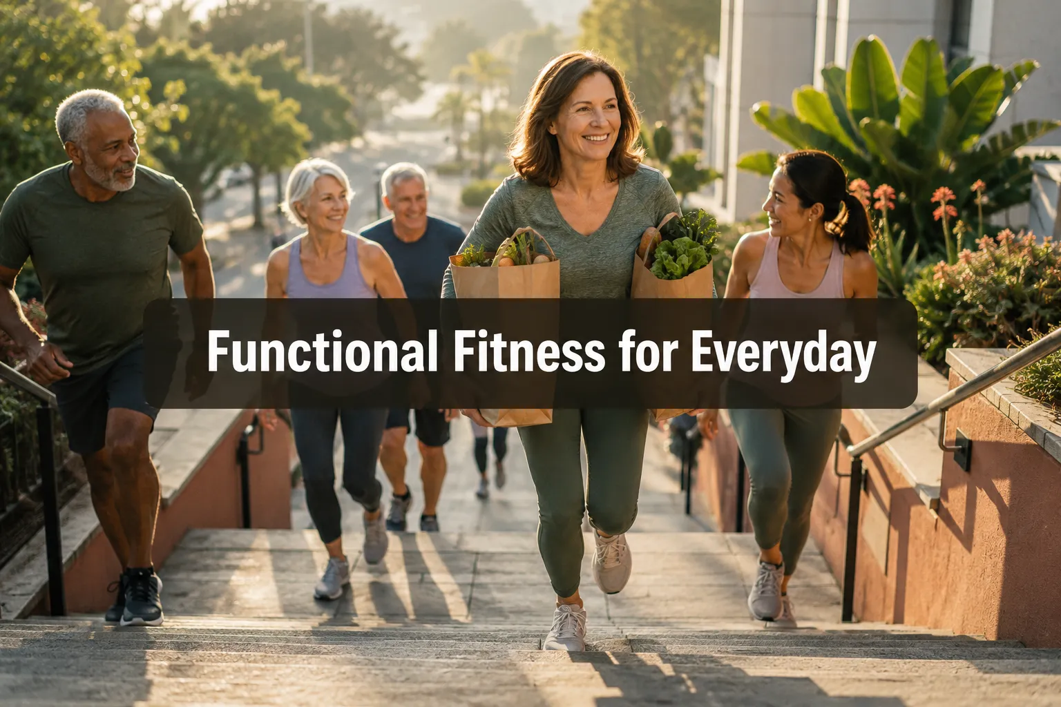 Functional Fitness for Everyday Independence: How to Train Stair Climbing, Carrying, and Getting Off the Floor