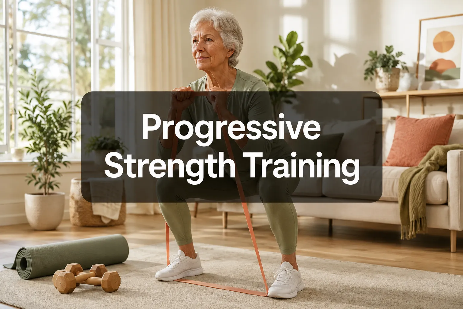 Progressive Strength Training for Seniors: Building Muscle and Bone Density After 50 at Home