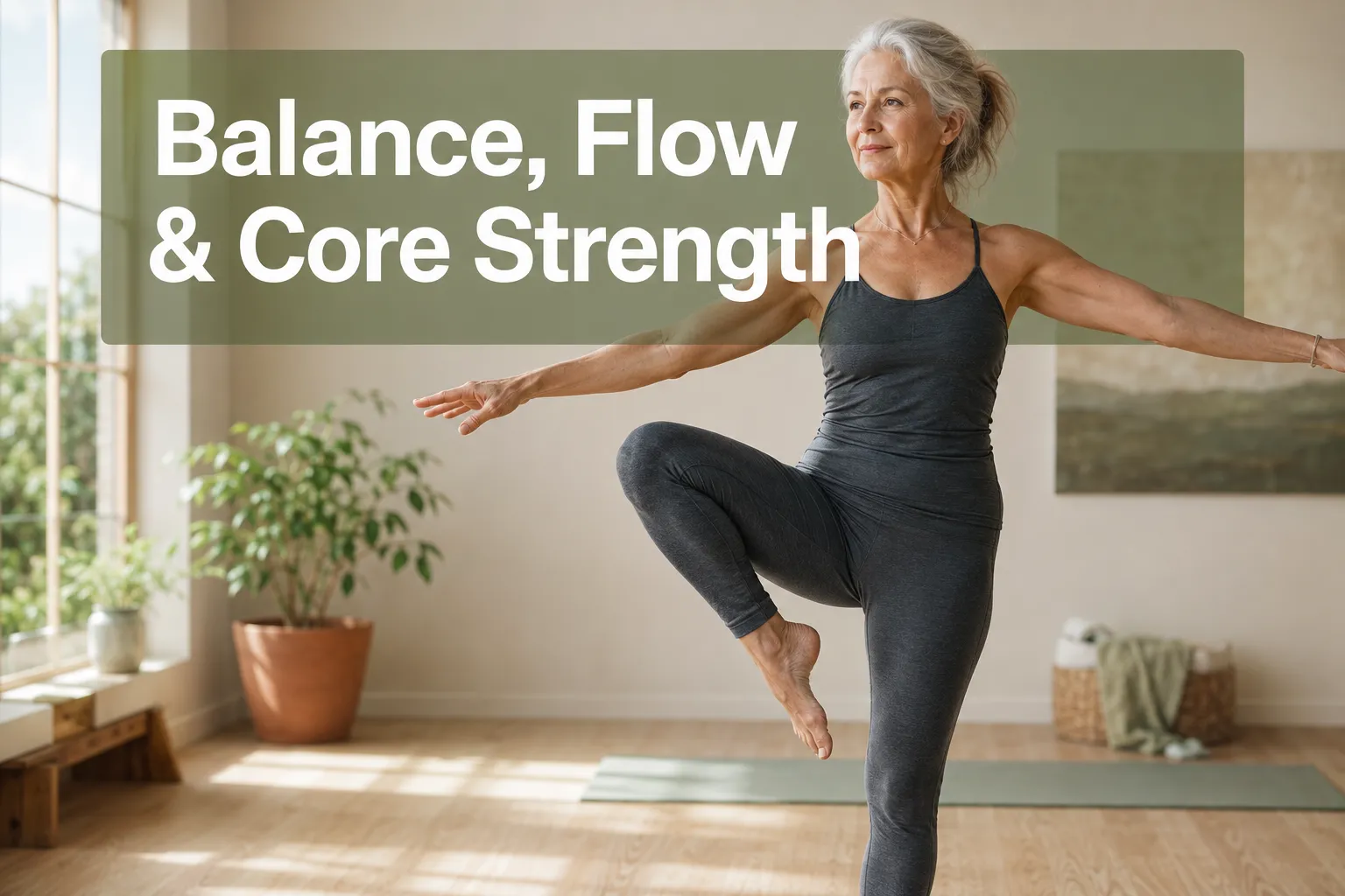 Balance, Flow, and Core Strength: A 20-Minute Mobility Flow for Active Agers