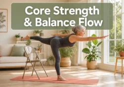 Core Strength and Balance Flow Sessions at Home to Boost Mobility and Prevent Falls