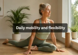 Daily mobility and flexibility micro-routines for longevity