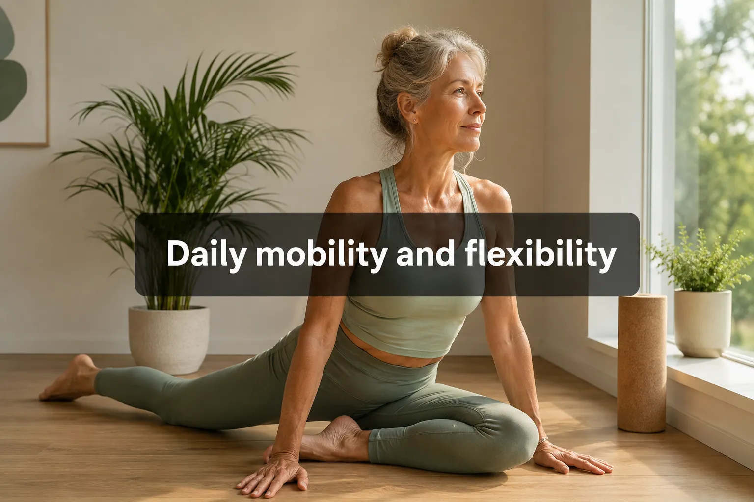 Daily mobility and flexibility micro-routines for longevity