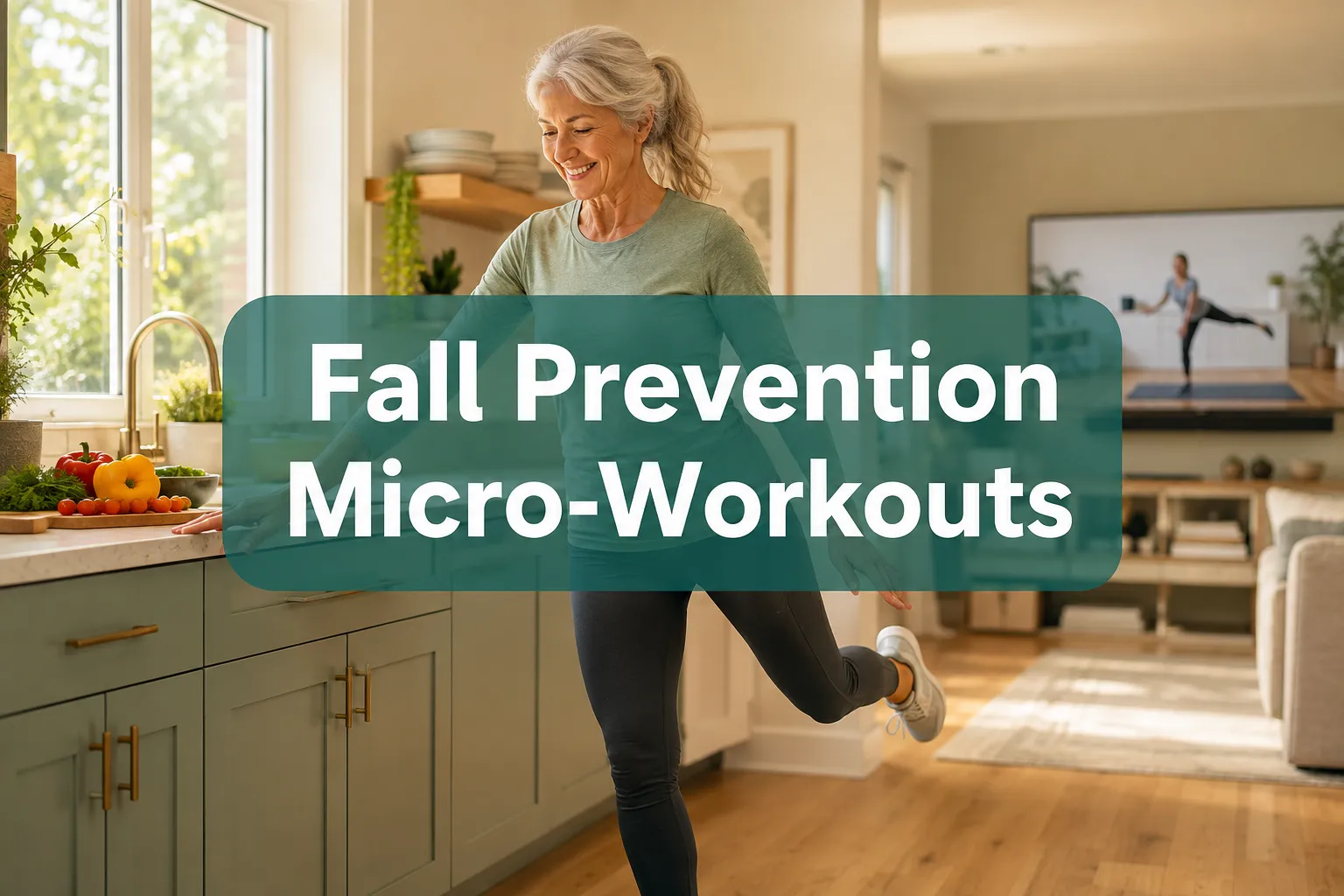 Fall Prevention Micro-Workouts: 5-Minute Routines You Can Do While Cooking or Watching TV