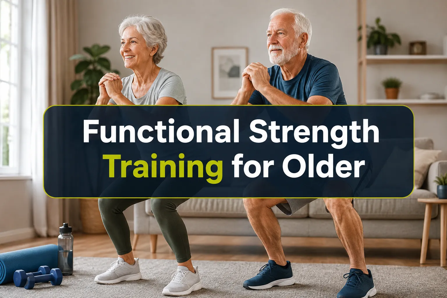Functional strength training for older adults at home