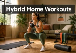 Hybrid home workouts combining strength, mobility, and recovery