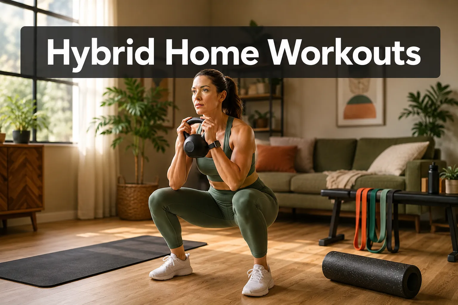 Hybrid home workouts combining strength, mobility, and recovery