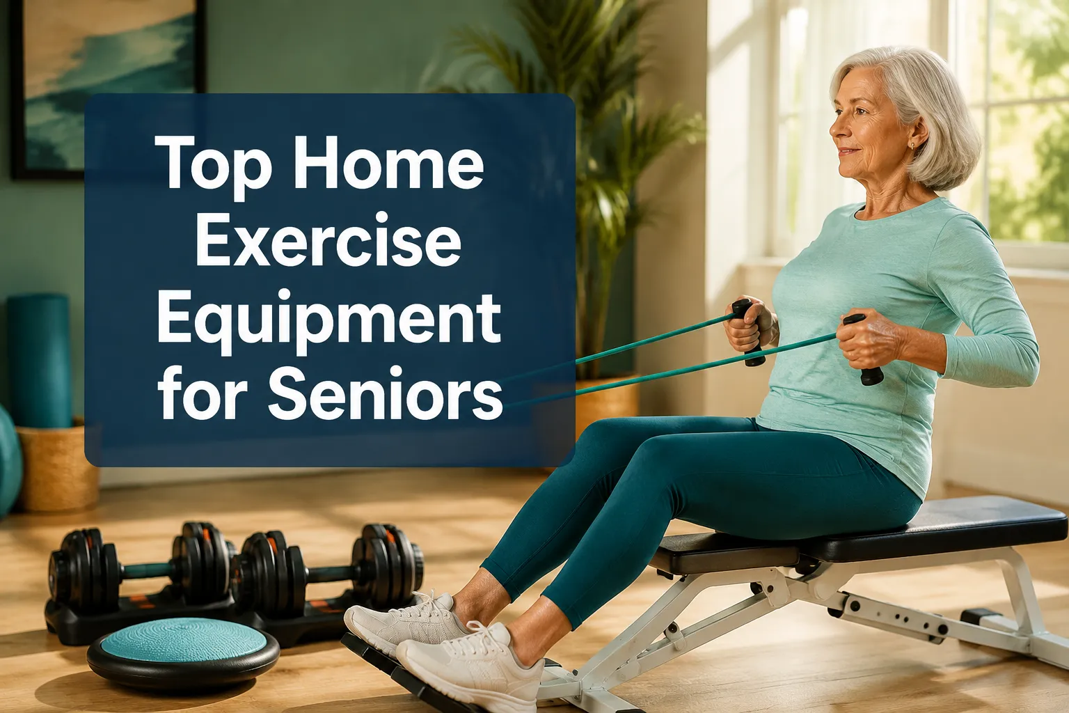 Top Home Exercise Equipment for Seniors Who Want Strength, Not Impact