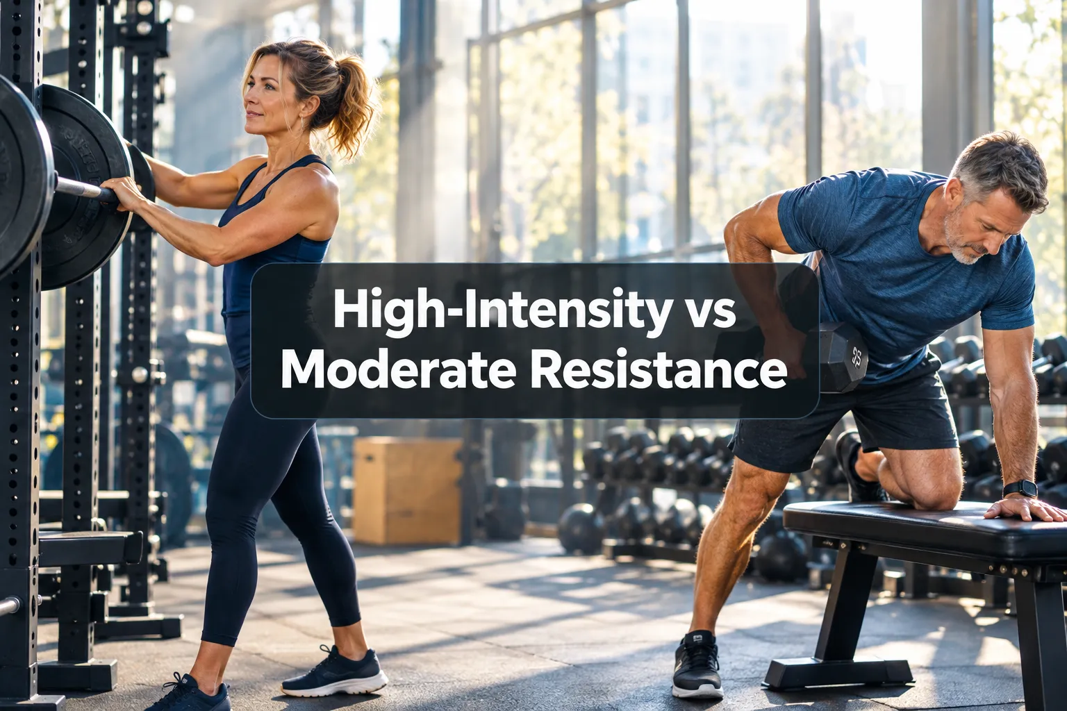 High-Intensity vs Moderate Resistance Training After 40: What Builds Strength Safely?