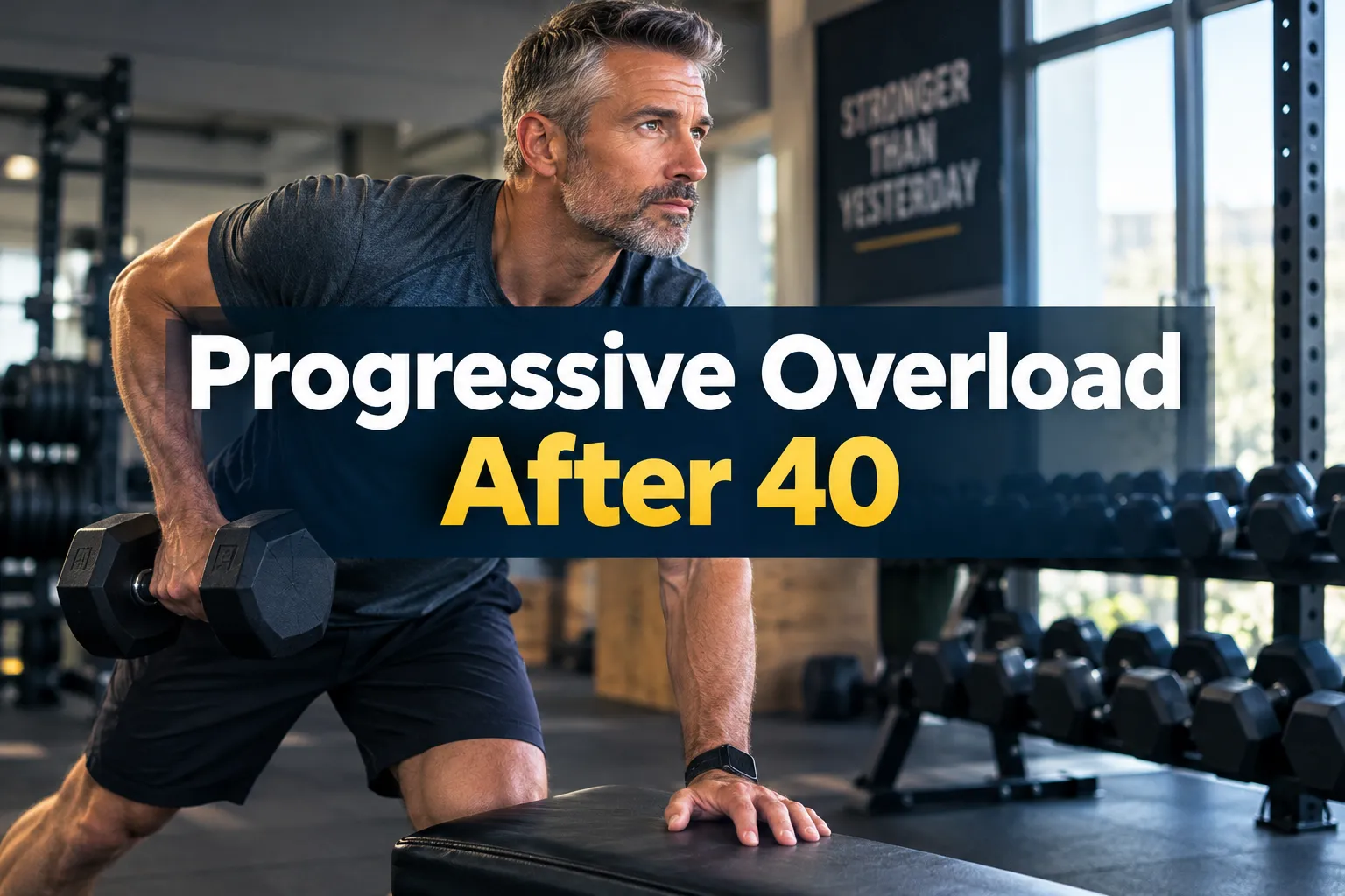 Progressive Overload After 40: How to Get Stronger Without Adding Weight Every Week