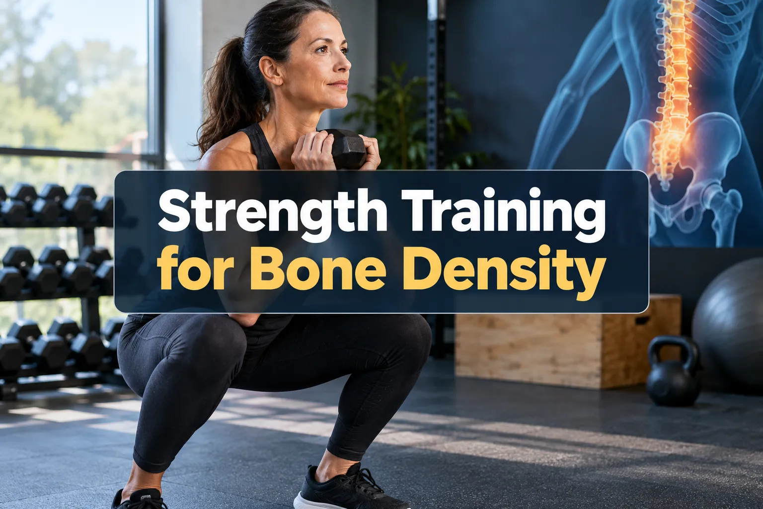 Strength Training for Bone Density After 40: A Safe Progressive Protocol for Hips and Spine